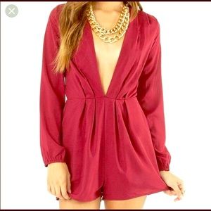 Melina Romper | Playsuit | Deep V